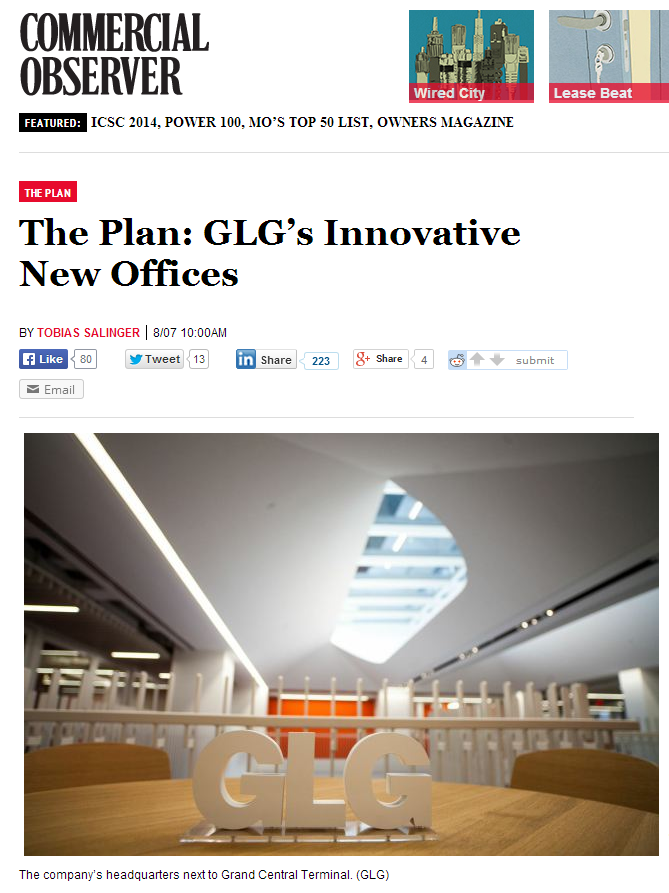 Commercial Observer features GLG