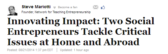 GLG Social Impact Fellows Featured in Huffington Post