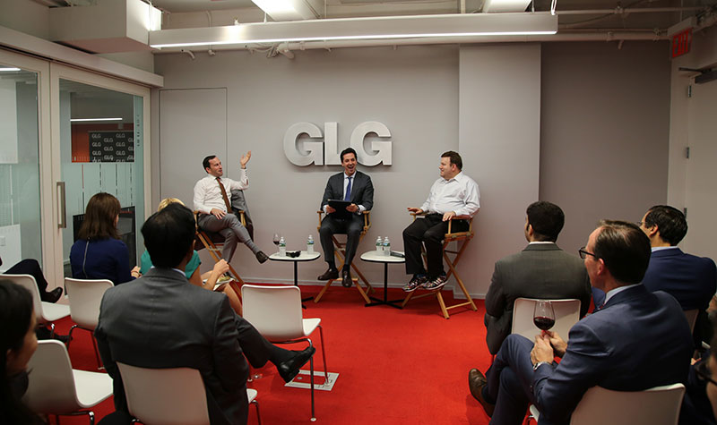 GLG and NYPEN Host a Conversation on the 2016 Presidential Election with Political Strategists Frank Luntz and Jefery Pollock