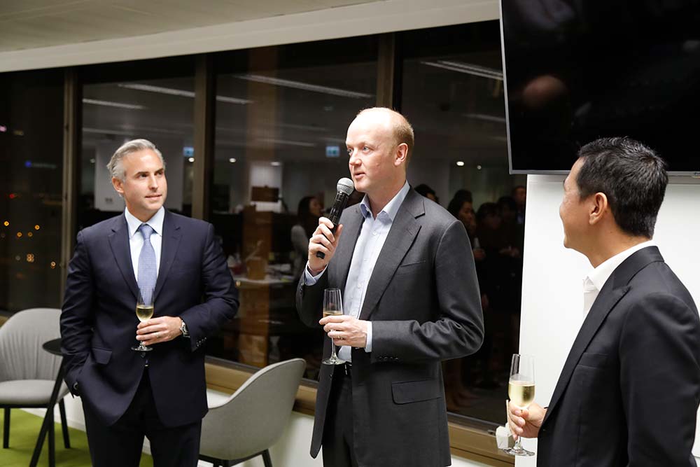 Alexander-Saint Amand at New GLG Hong Kong Office