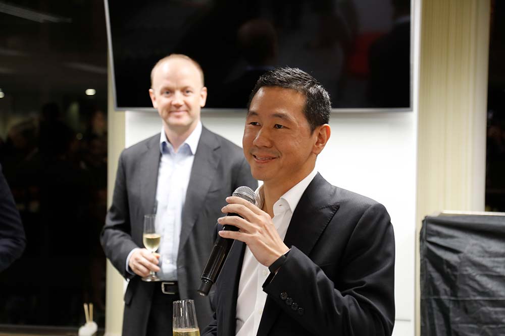 Evan Auyang at New GLG Hong Kong Office