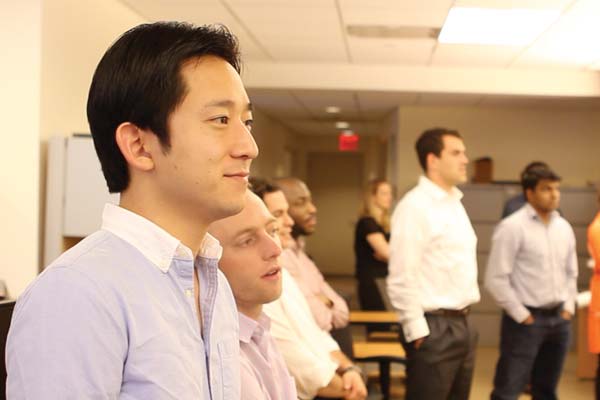 GLGers at company Town Hall